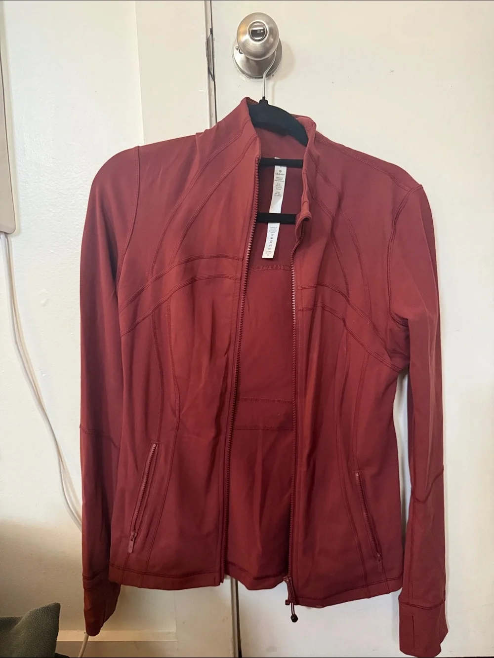 lululemon athletica Women's Zip Jacket in Rust